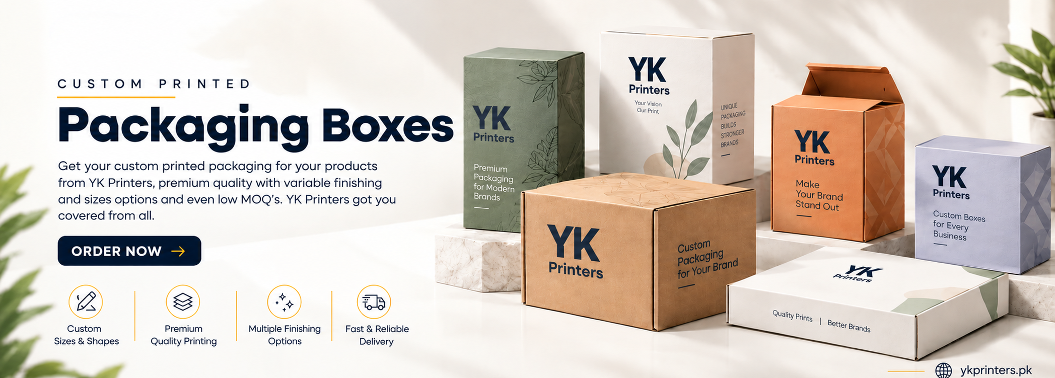 Custom Packaging banner