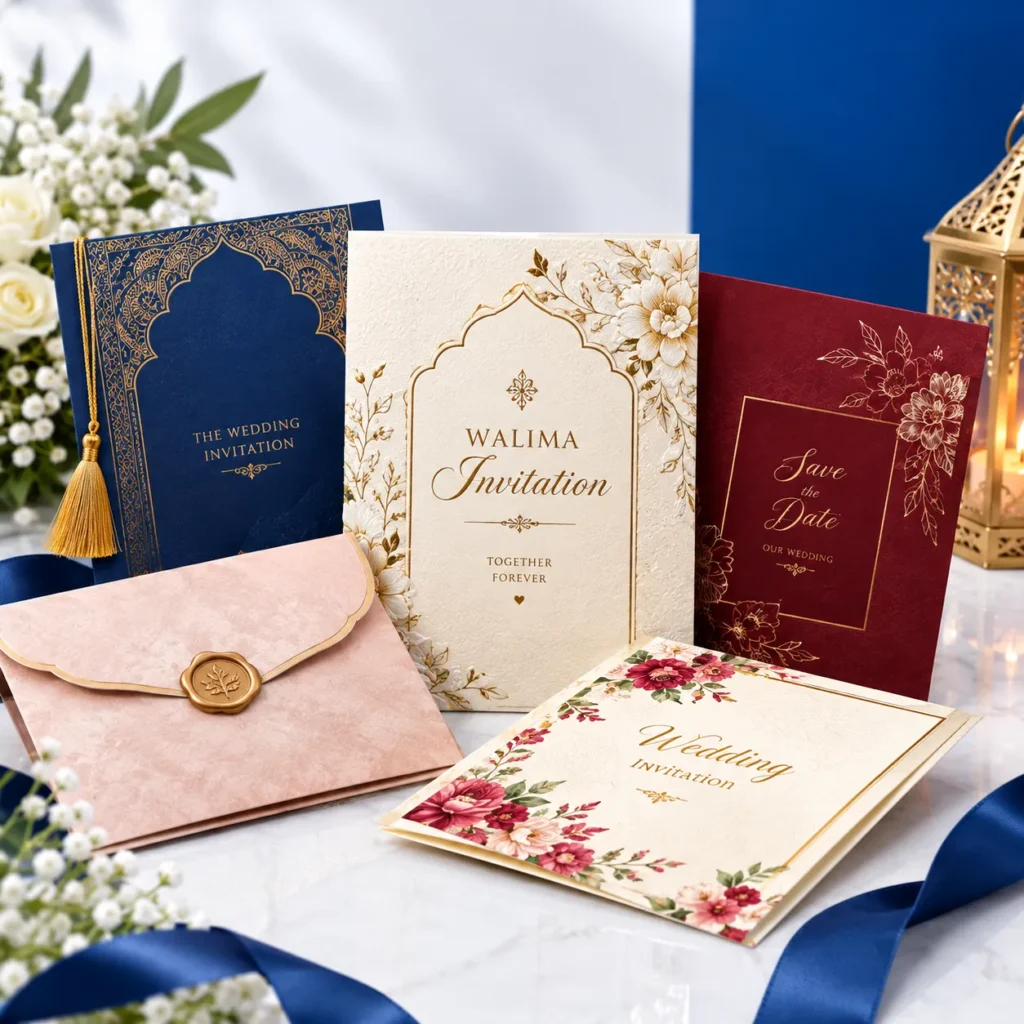 Luxury Walima Wedding Invitations Banner