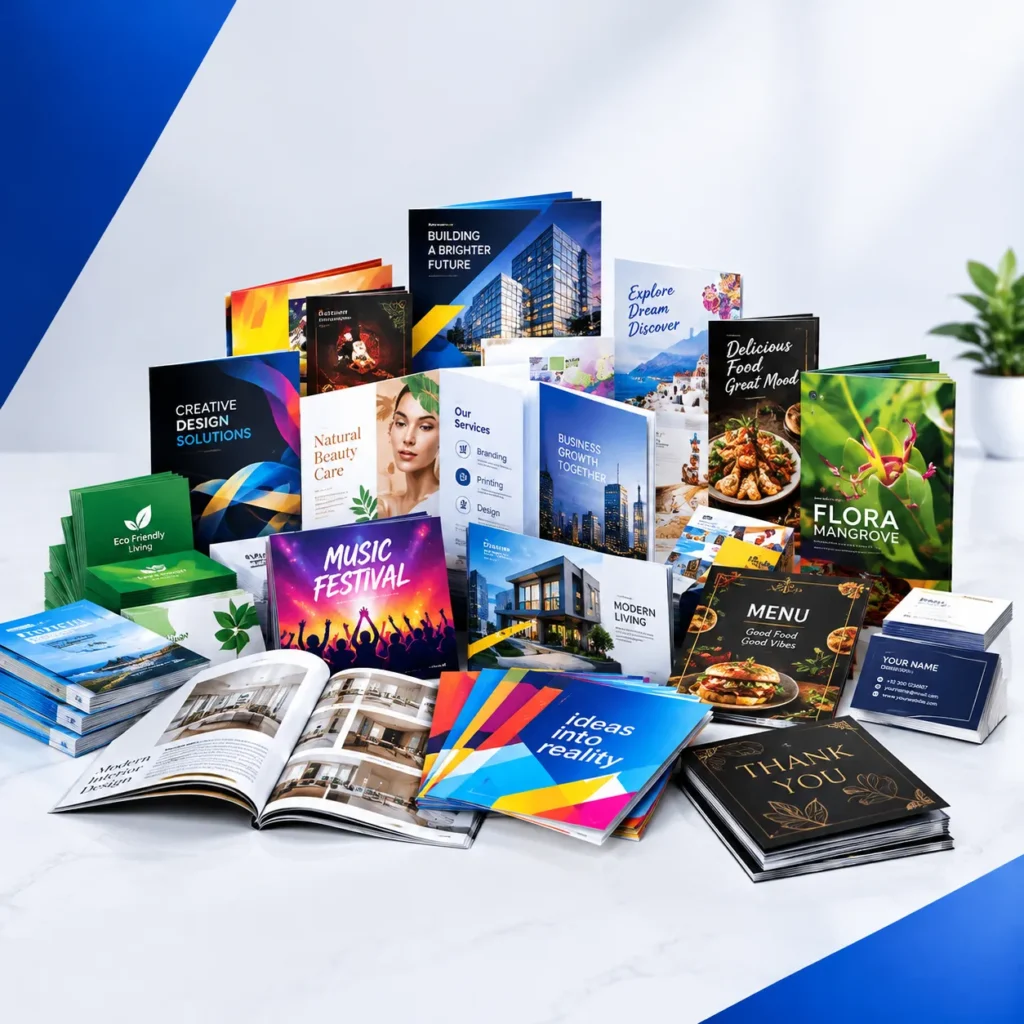 Vibrant Print Studio Showcase